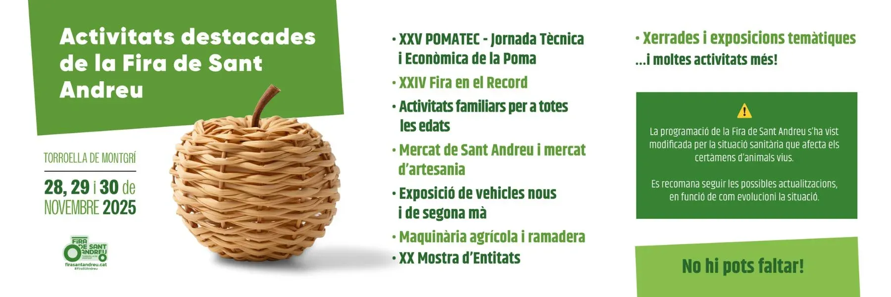 Bàner de la Fira Sant Andreu 2025 Bàner de la Fira Sant Andreu 2025