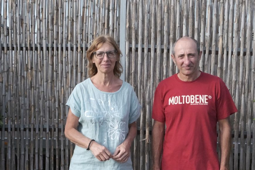 Marta Martínez i Josep Mercader, del taller Tramats Marta Martínez i Josep Mercader, del taller Tramats