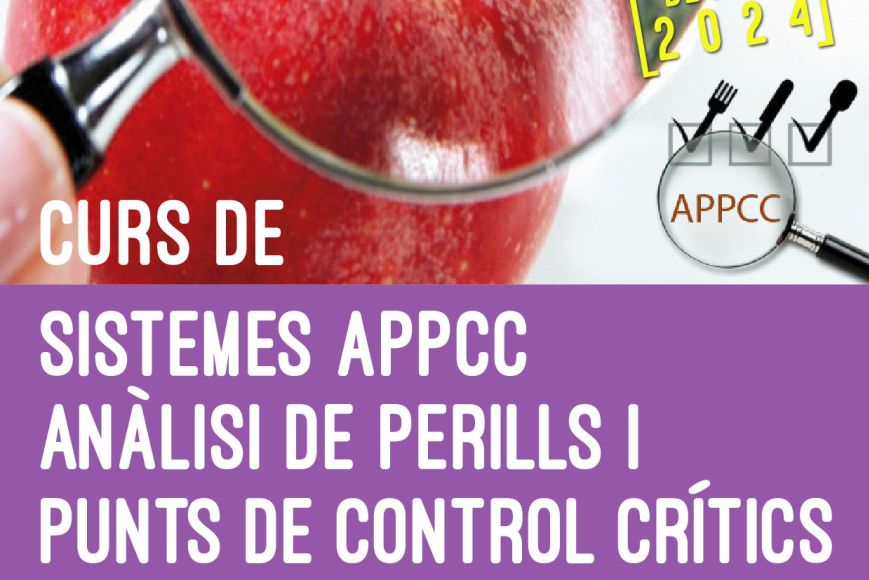 Cartell Curs APPCC (Anàlisis, perills, punts control critic) Cartell Curs APPCC (Anàlisis, perills, punts control critic)