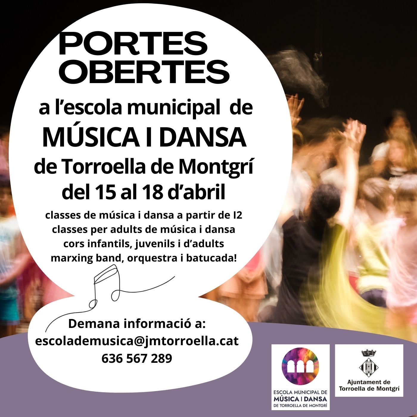 portes obertes escola de música