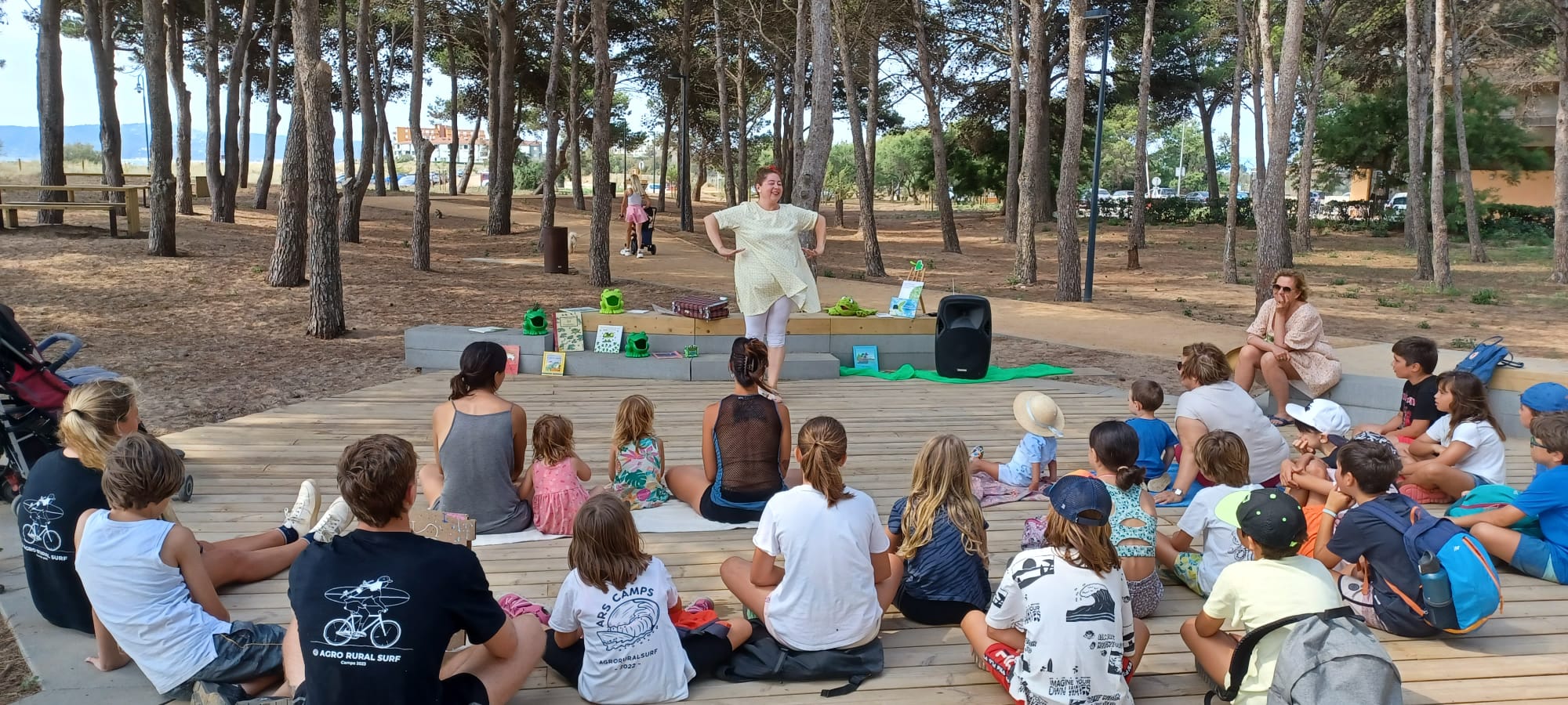 Contacontes al parc de la Pineda