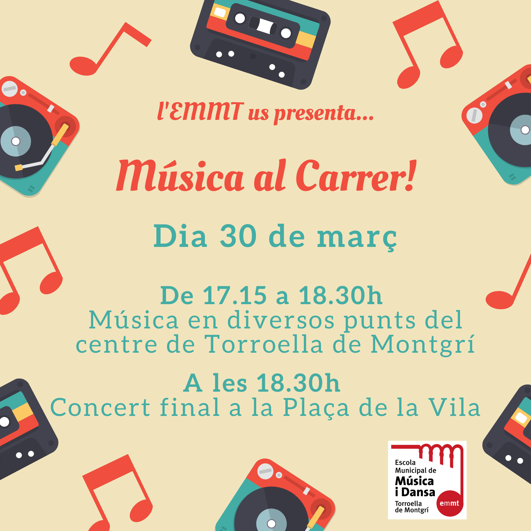Cartell Música al Carrer