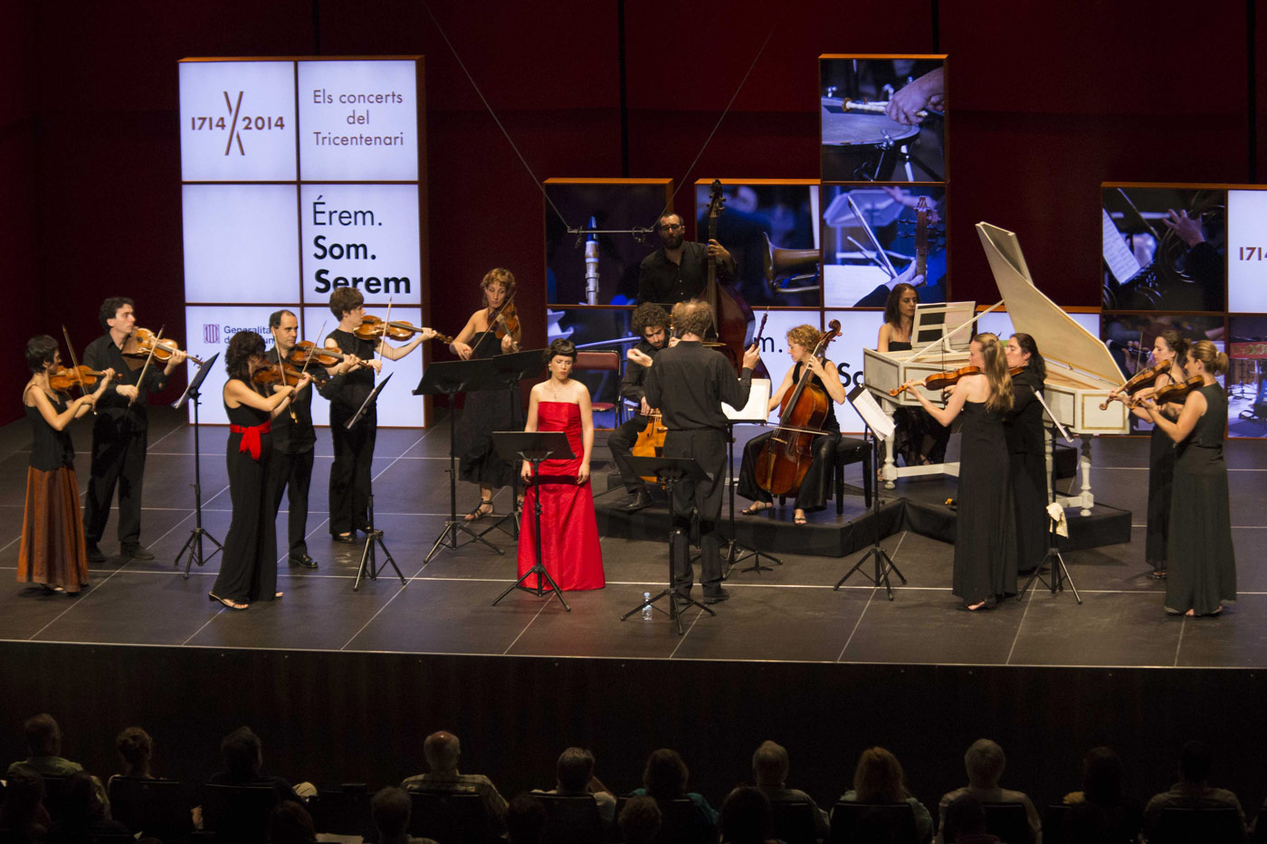 L'Acadèmia 1750 amb la soprano Laia Frigolé i el director i oboista Alfredo Bernardini | © Martí Artalejo