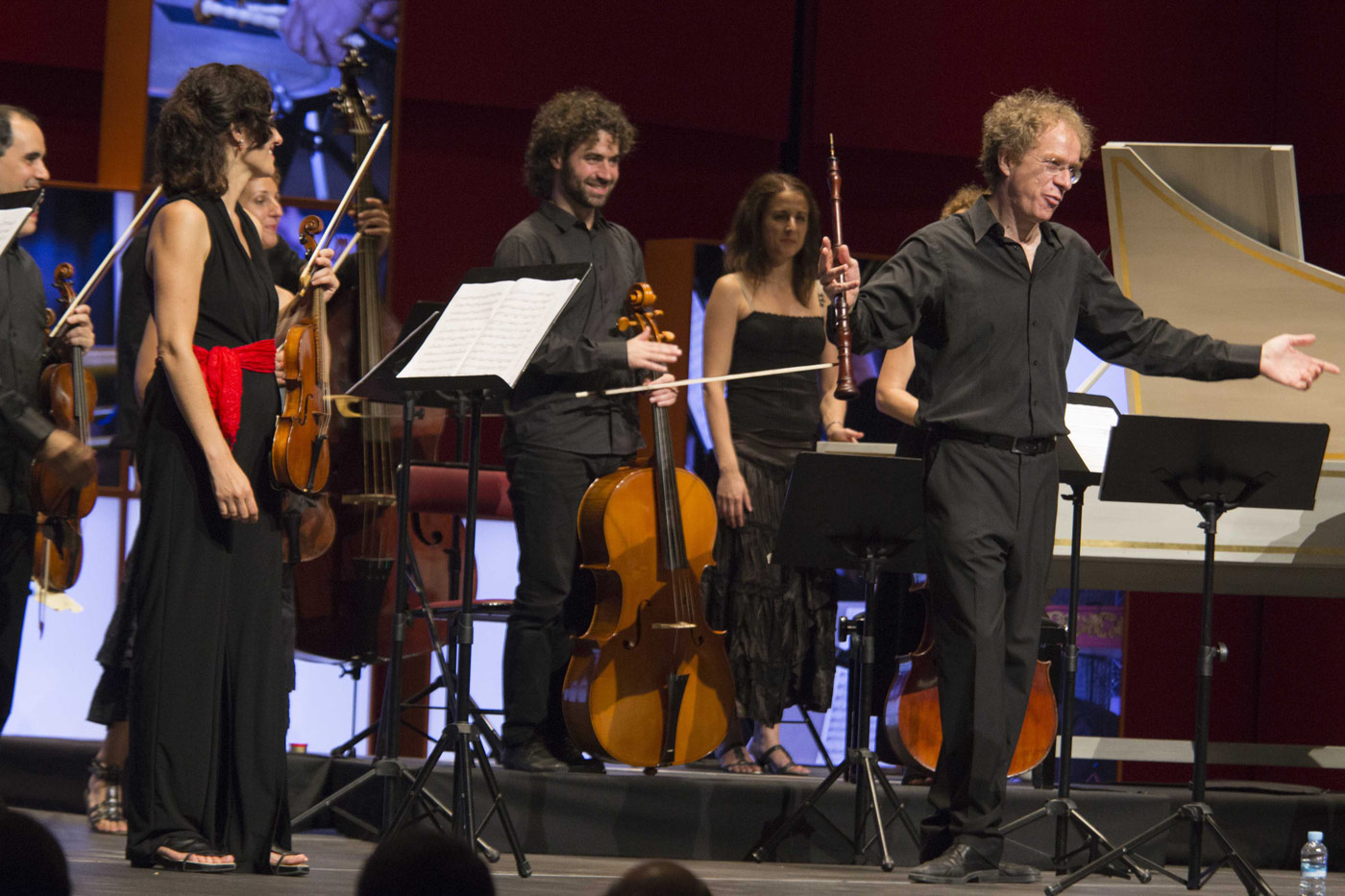 L'Acadèmia 1750 amb el director i oboista Alfredo Bernardini | © Martí Artalejo