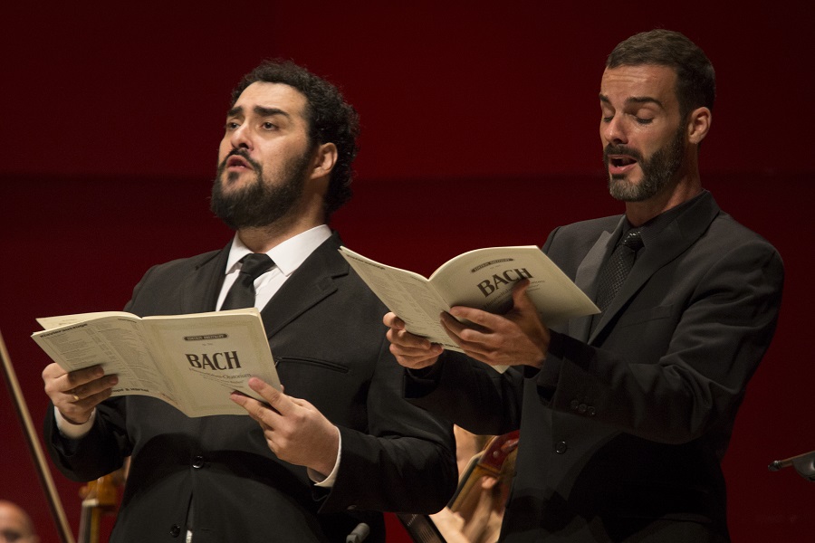 El tenor Víctor Sordo, a l'esquerra, i el baix Pablo Acosta | © Martí Artalejo