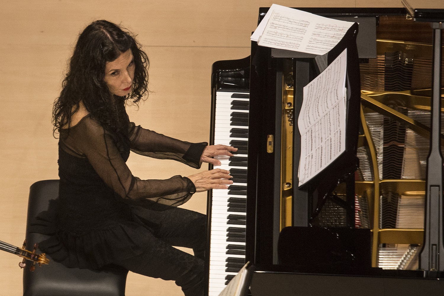 Katia Labèque. | © FESTIVAL DE TORROELLA / MARTÍ ARTALEJO