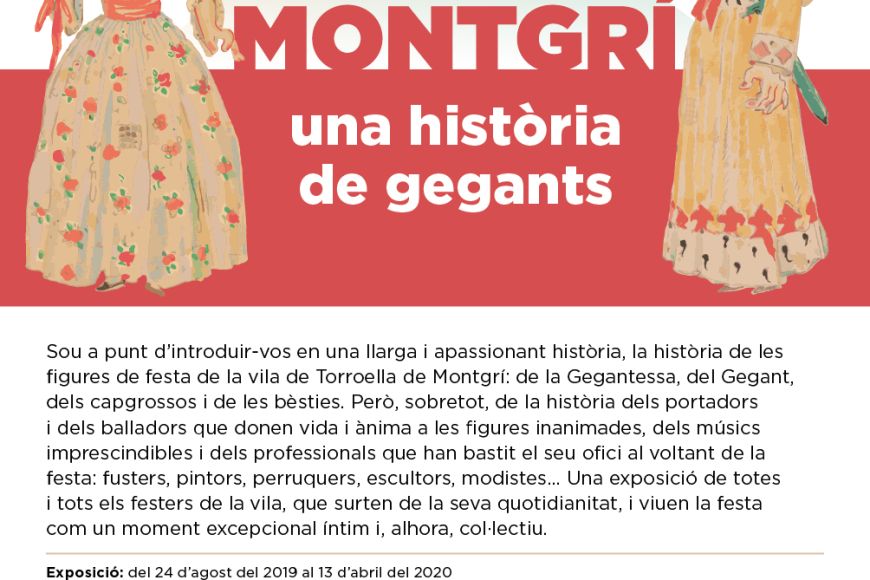 Montgrí. Una història de gegants. Postal Montgrí. Una història de gegants. Postal