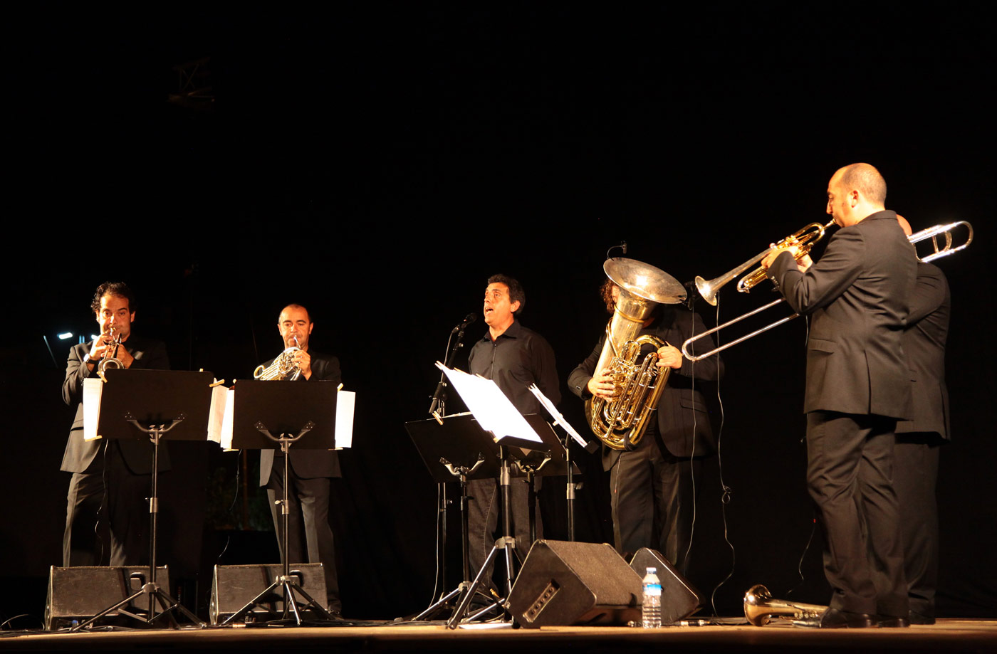 El Botifarra i Spanish Brass | © Anna Carlota / FESTIVAL DE TORROELLA