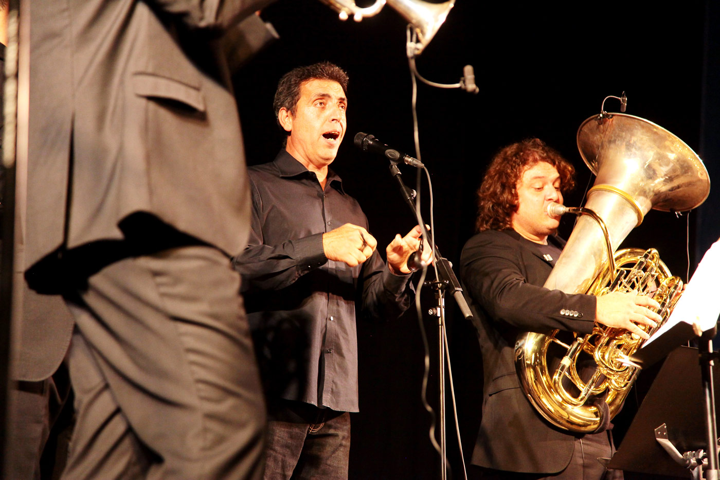 El Botifarra i Spanish Brass | © Anna Carlota / FESTIVAL DE TORROELLA