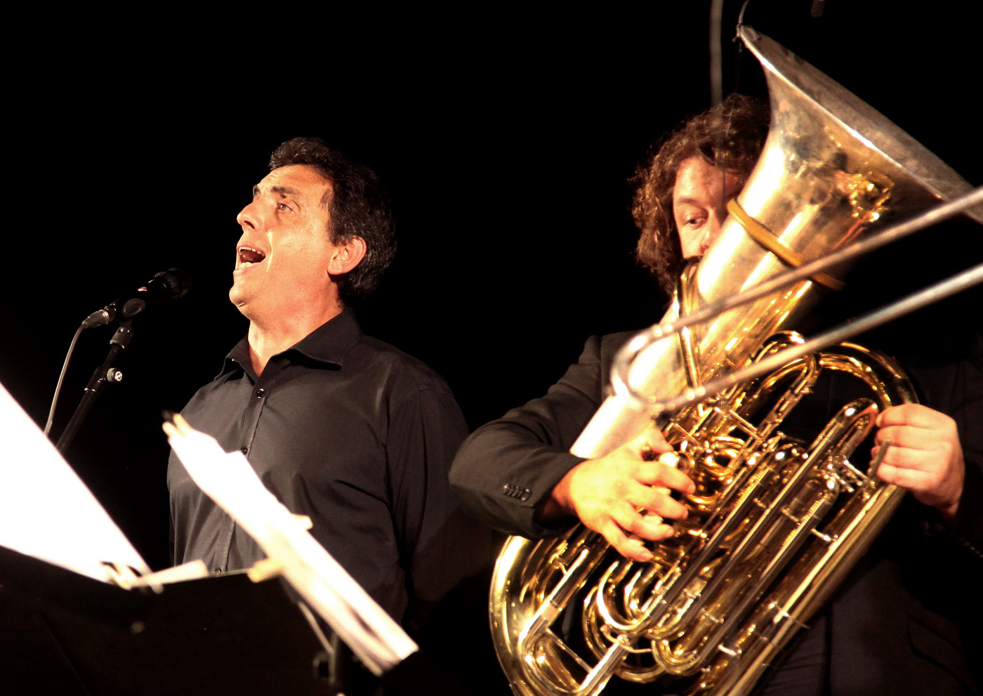 El Botifarra i Spanish Brass | © Anna Carlota / FESTIVAL DE TORROELLA