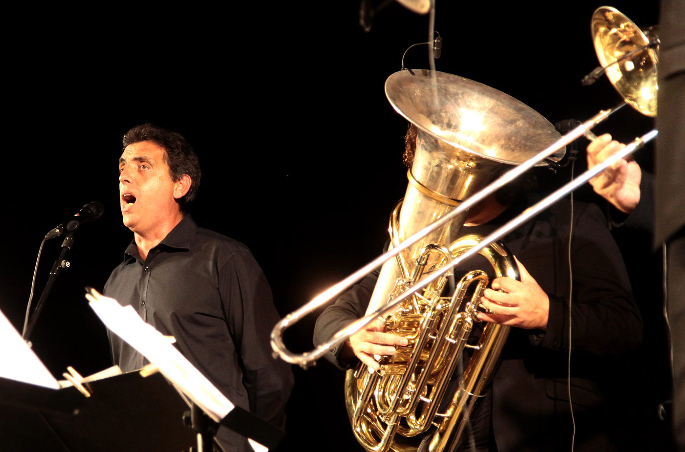 El Botifarra i Spanish Brass | © Anna Carlota / FESTIVAL DE TORROELLA