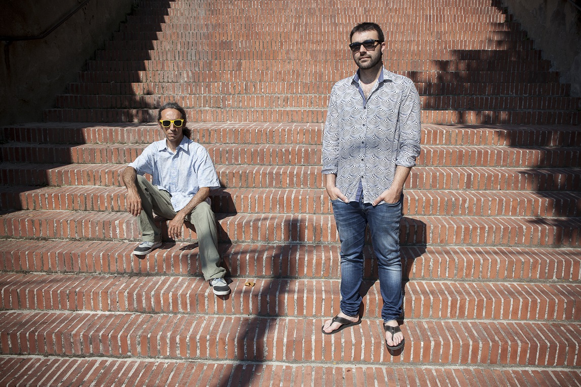 David Pérez, a l'esquerra, i Roger Giménez.