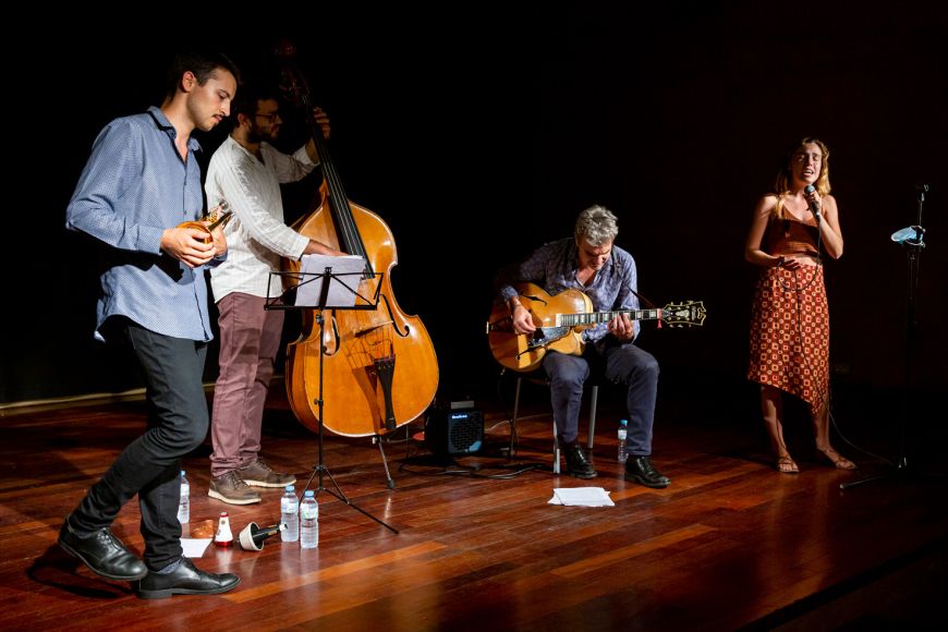 Joan Mar Saqué Trio i Blanca Funes Joan Mar Saqué Trio i Blanca Funes