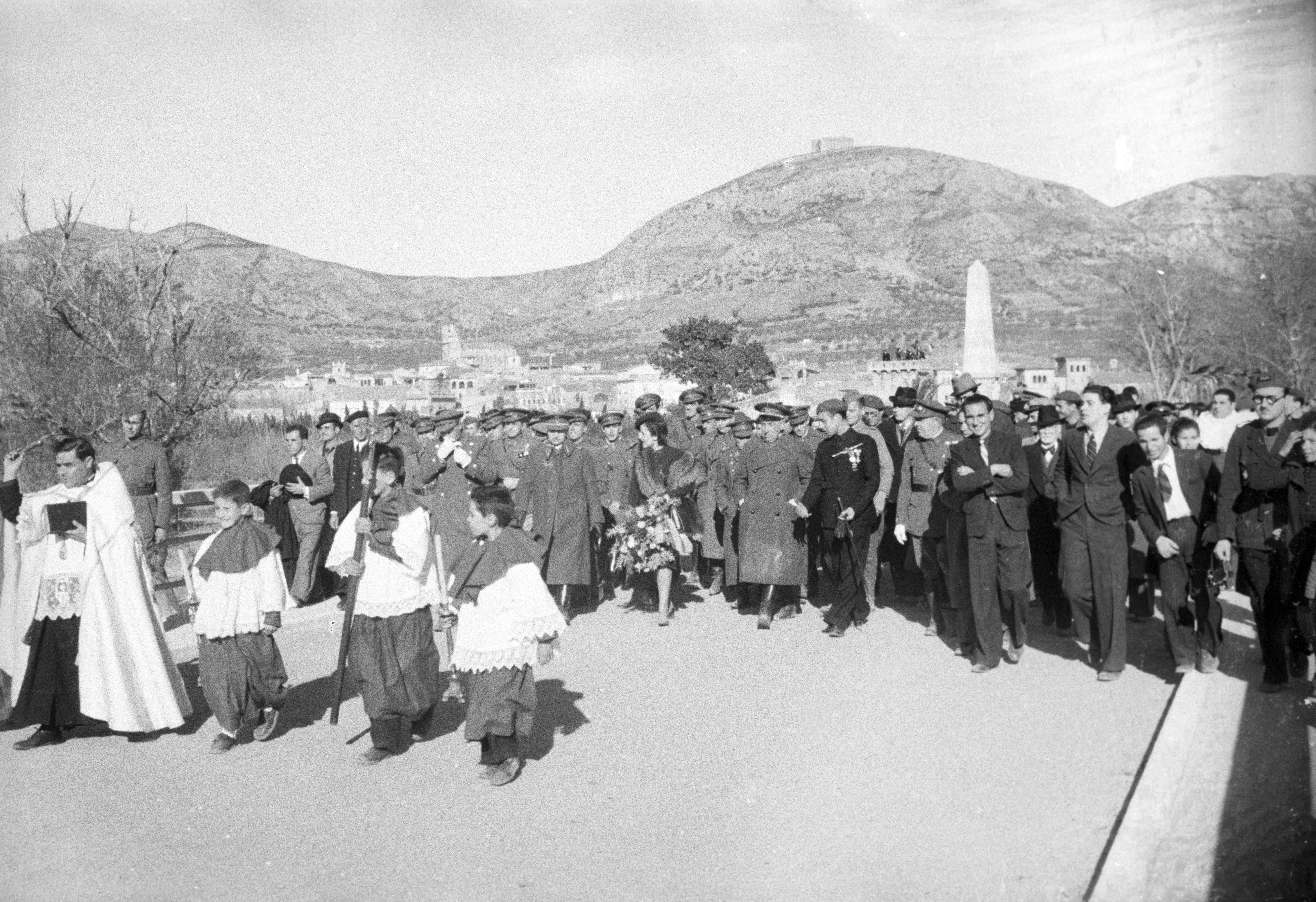Inauguració del Pont de Torroella 15-12-1940 | © Museu de la Mediterrània