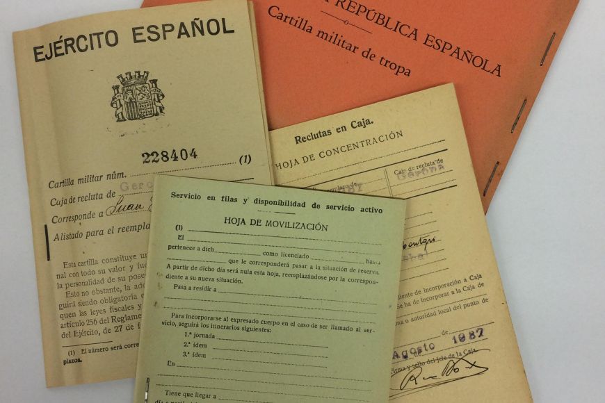 Carnet de l'exèrcit republicà | © Museu de la Mediterrània Carnet de l'exèrcit republicà | © Museu de la Mediterrània