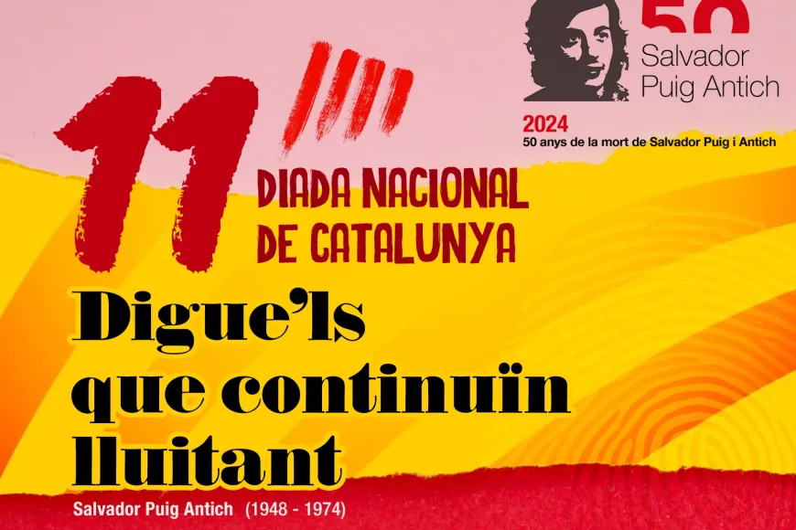 Cartell dels actes de l'11 de Setembre Cartell dels actes de l'11 de Setembre