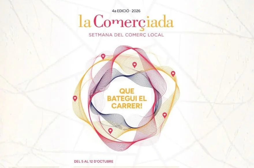 Cartell i logo de la Comerçiada 2026