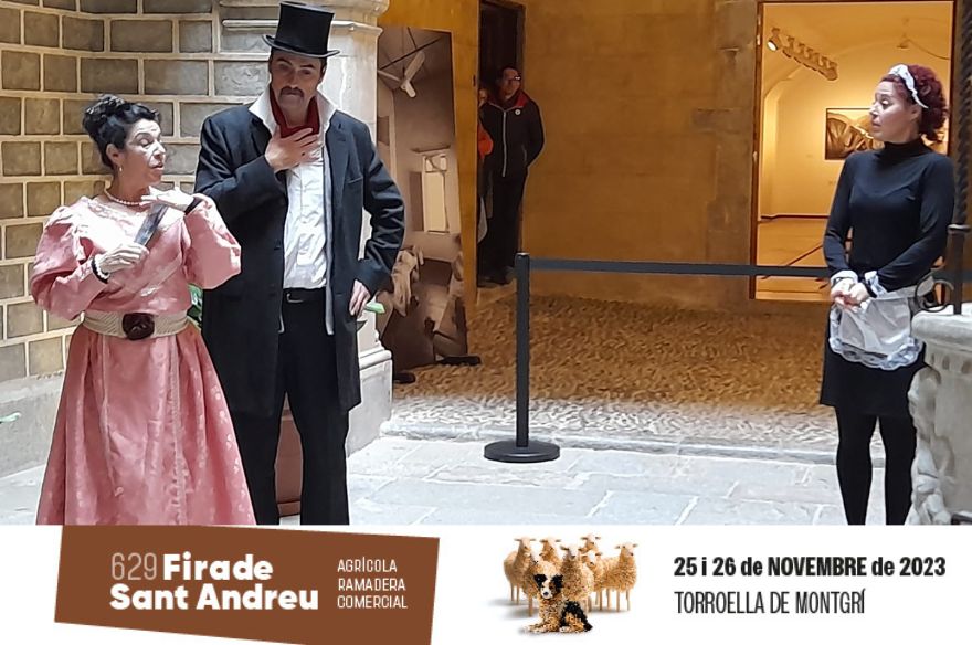 Una visita teatralitzada en el marc de la Fira en el record