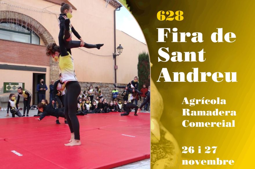 Exhibició de gimnàstica rítmica. Fira de Sant Andreu 2022