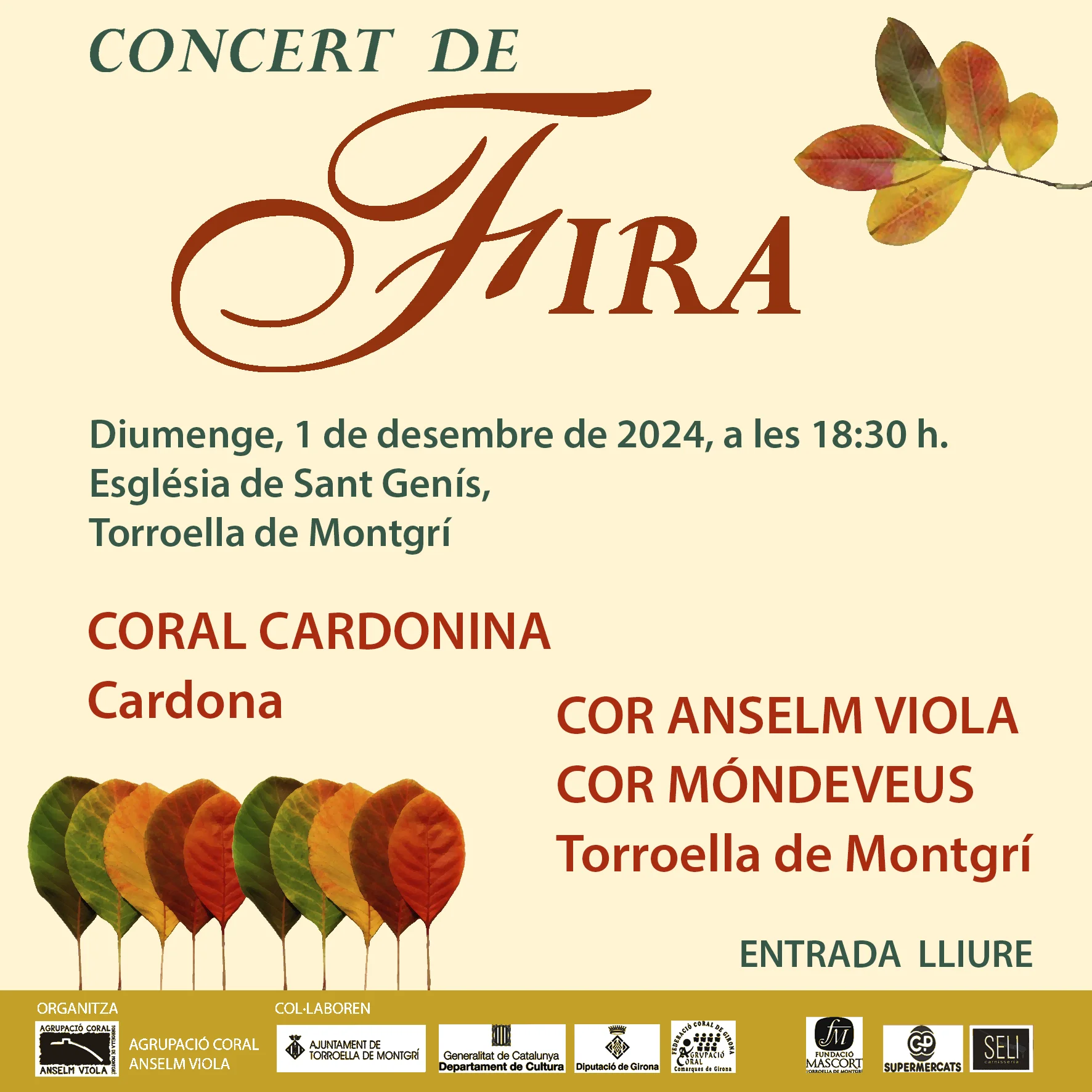 Concert de Fira Coral Cor Móndeveus