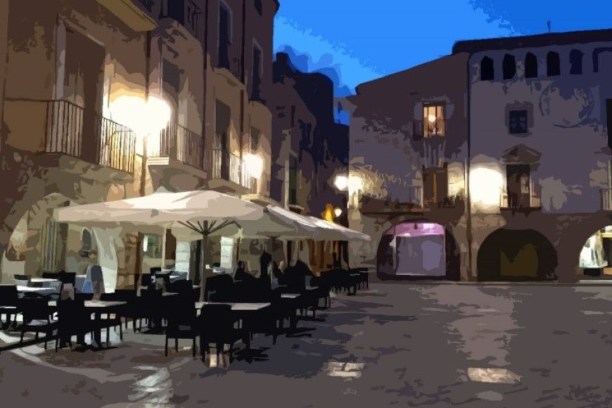 El Cafè de la Plaça exterior El Cafè de la Plaça exterior