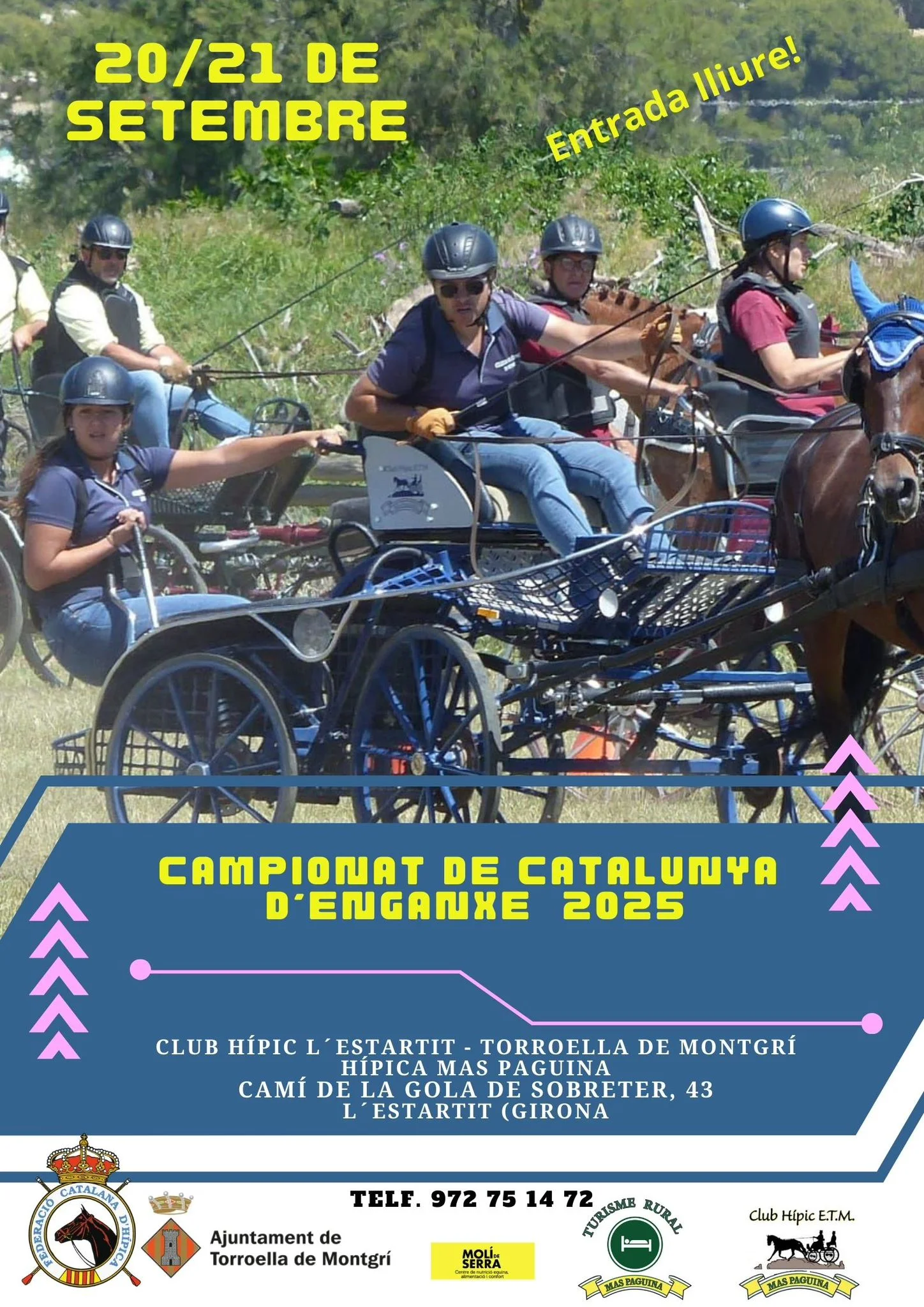 Campionat Catalunya d'Enganxes a l'Hipica Mas Paguina