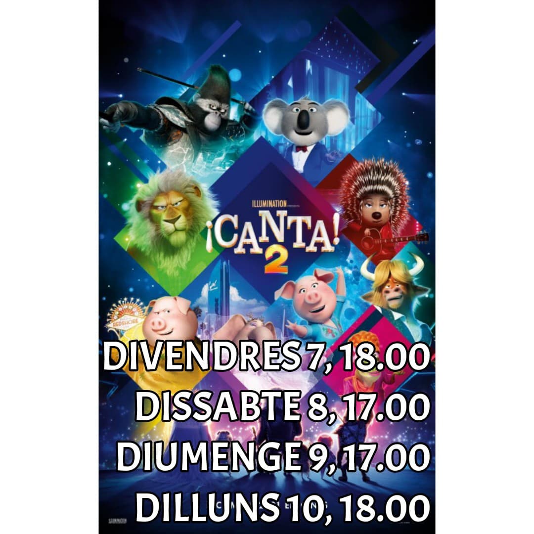 Cartell pel·lícula Canta 2