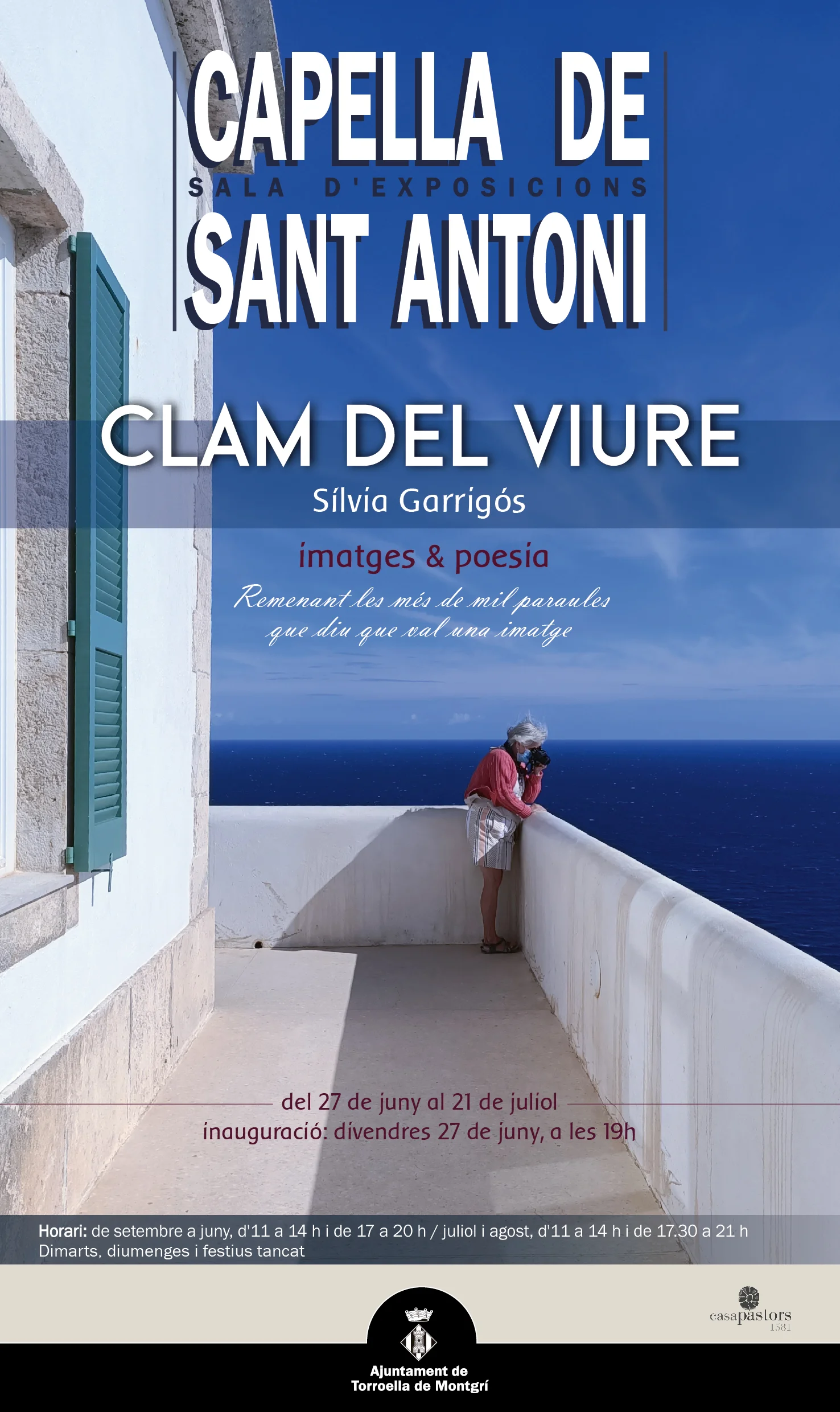 Exposició Capella Sant Antoni Clam del Viure Sìlvia Garrigós