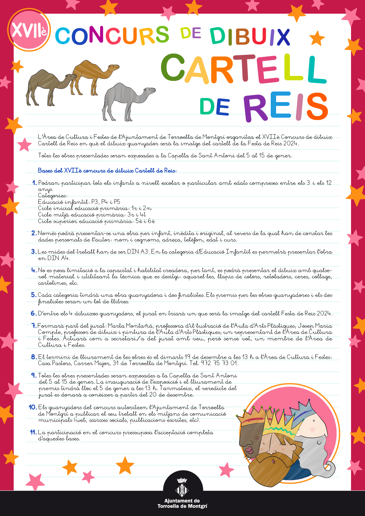 Cartell del Concurs de cartell de Reis