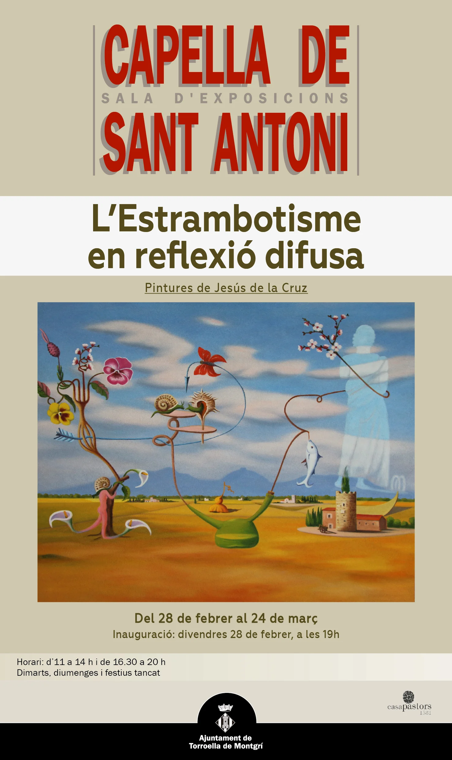 Estrambotisme en reflexió difusa Capella Sant Antoni Torroella de Montgrí