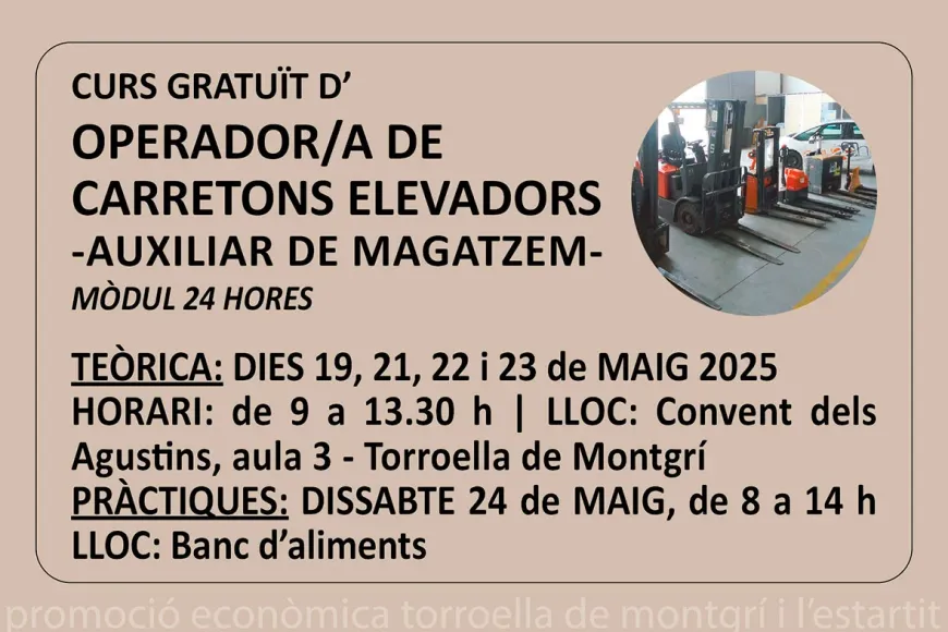 Curs carretons elevadors Curs carretons elevadors
