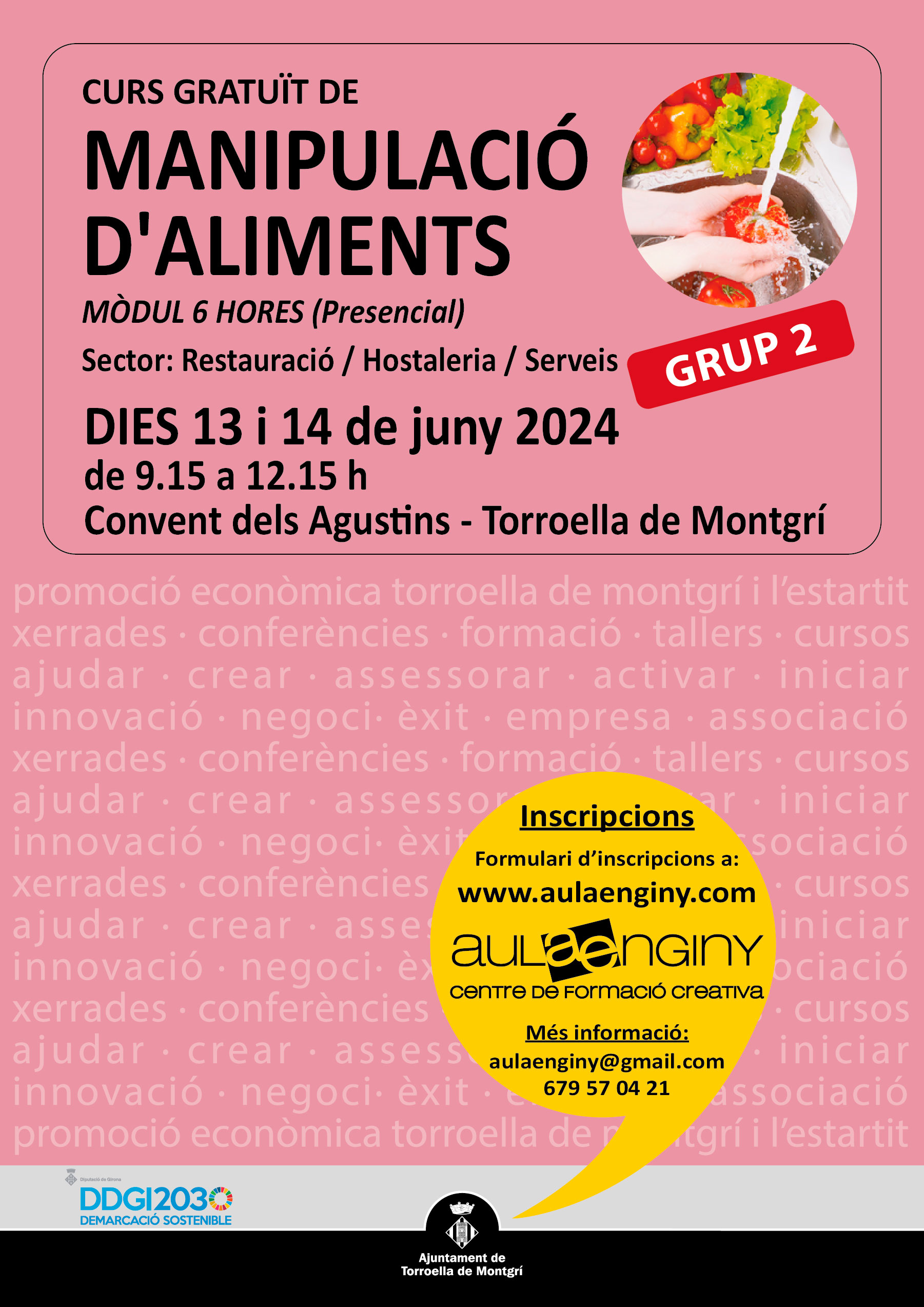 Curs manipulació d'aliments