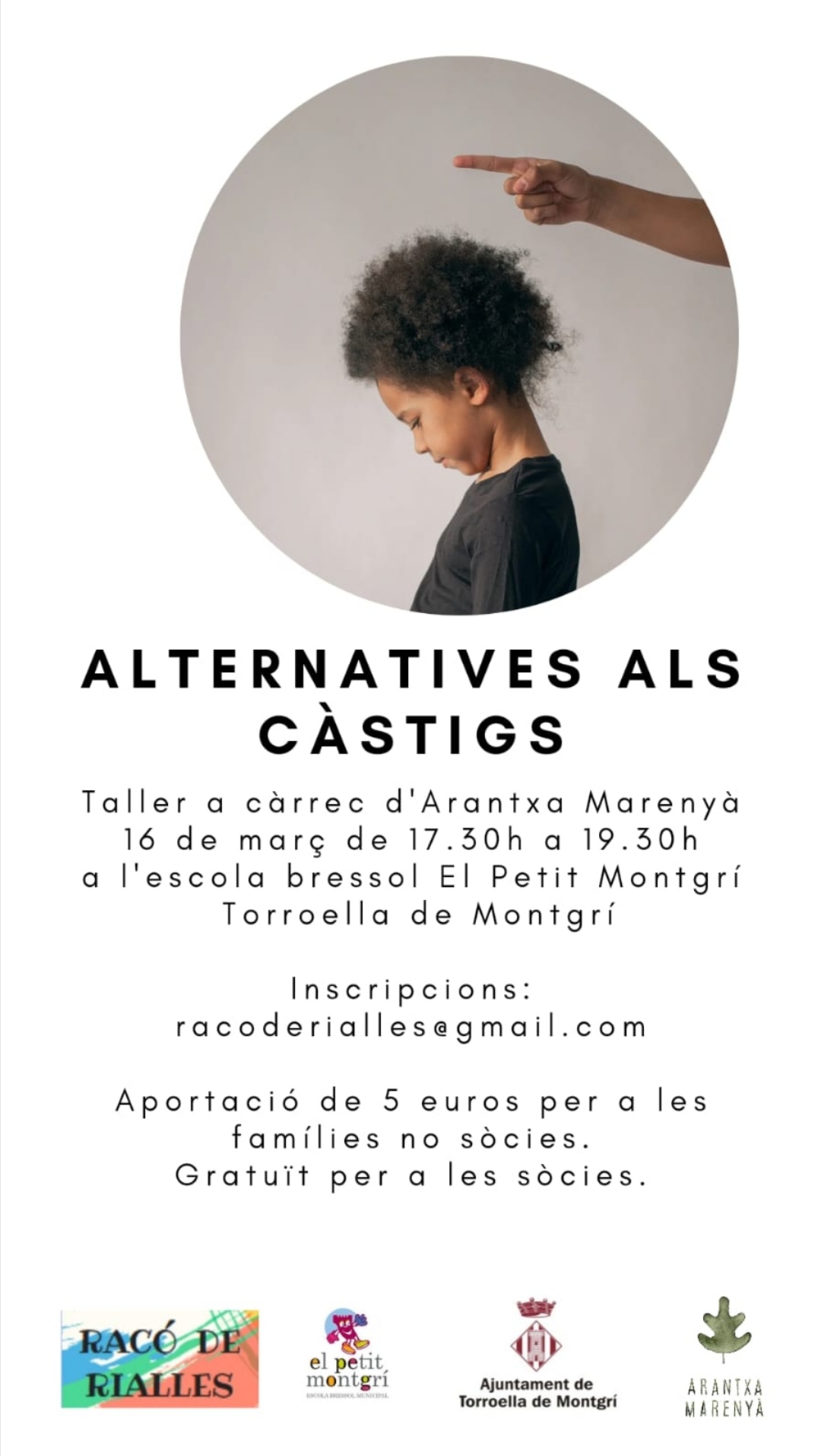 Cartell xerrada alternatives als càstigs