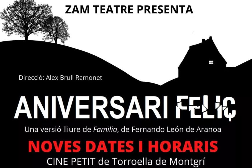 Cartell Aniversari Feliç Zam Teatre