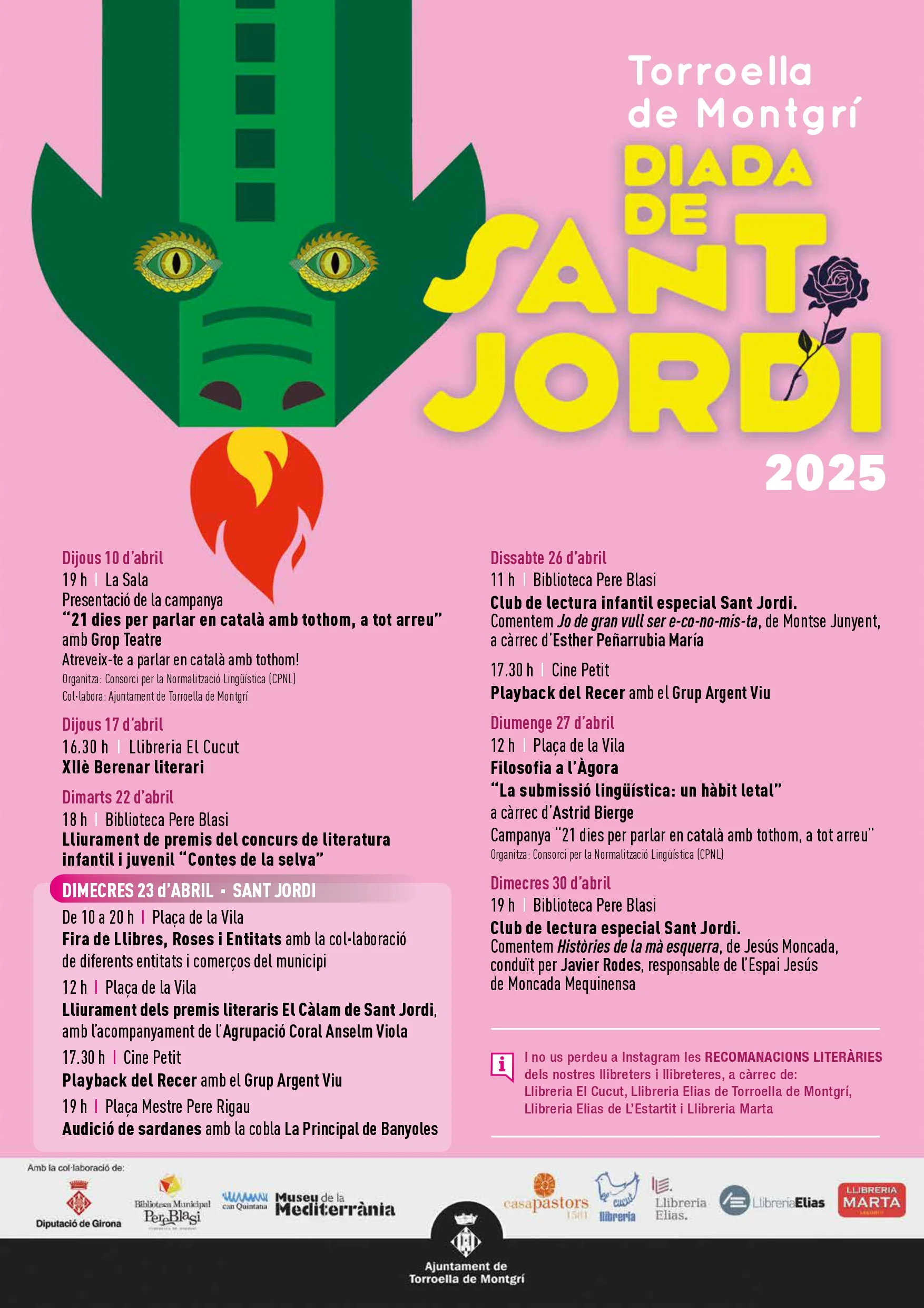 Sant Jordi 2025 Torroella de Montgrí
