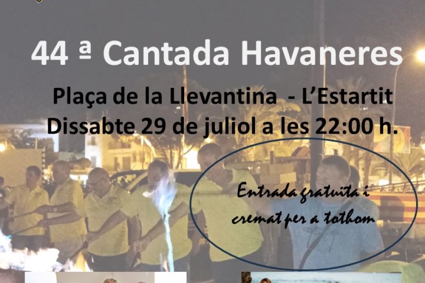 Cartell de la cantada d'havaneres