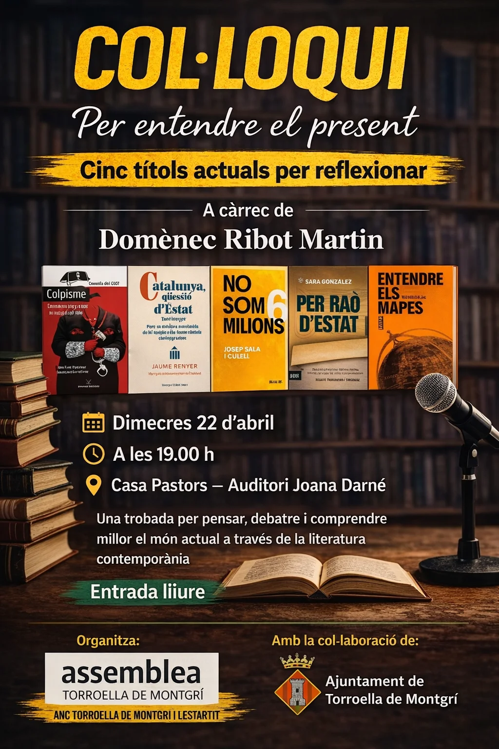 Col·loqui per entendre el present