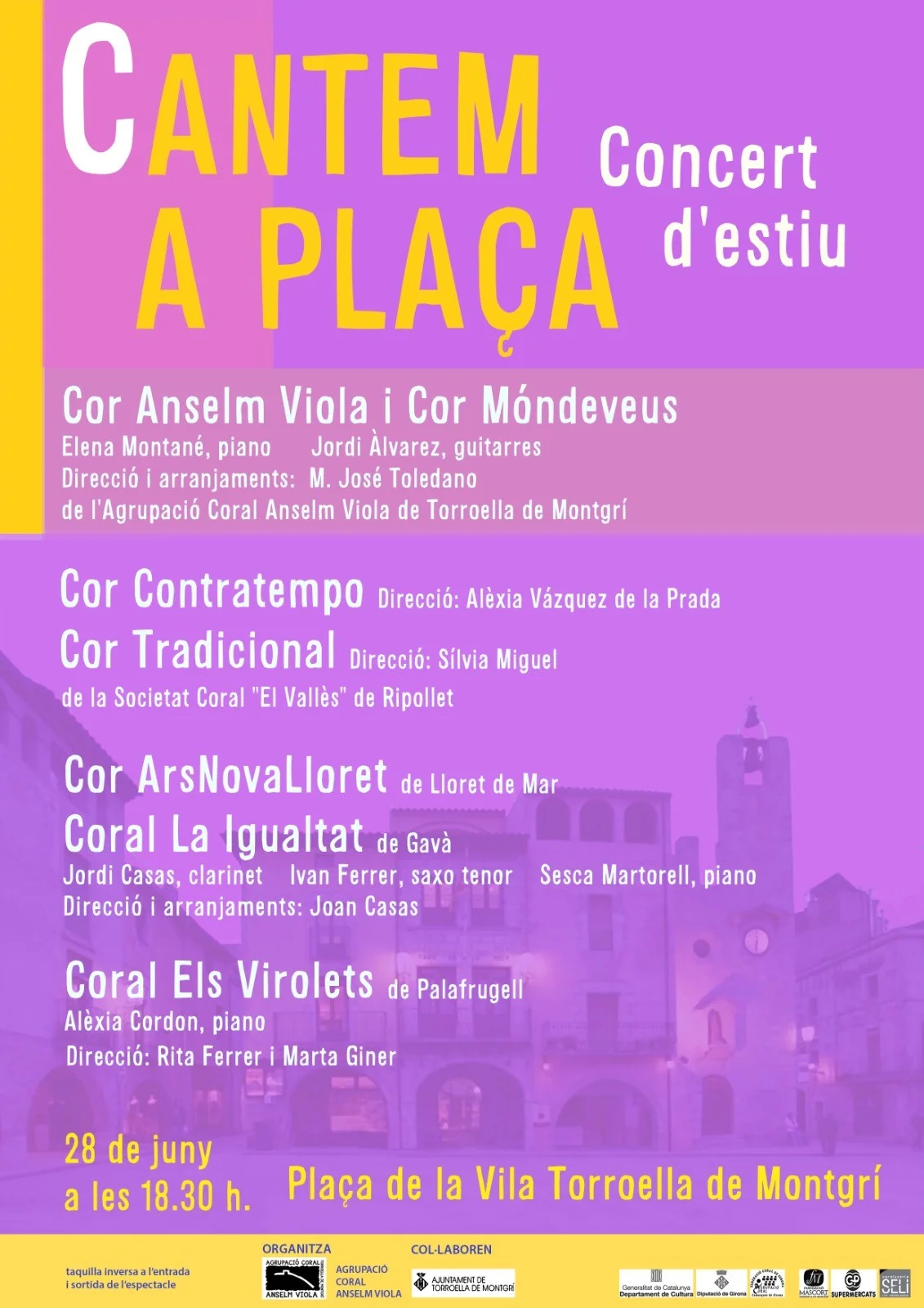 Concert d'estiu: Cantem a plaça