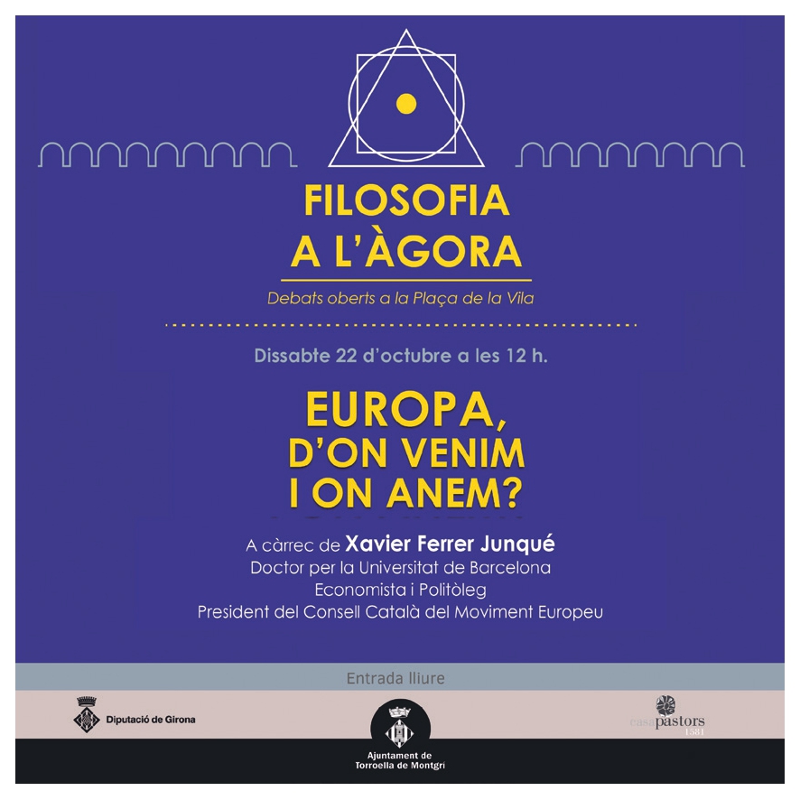 Cartell Filosofia a l'Àgora