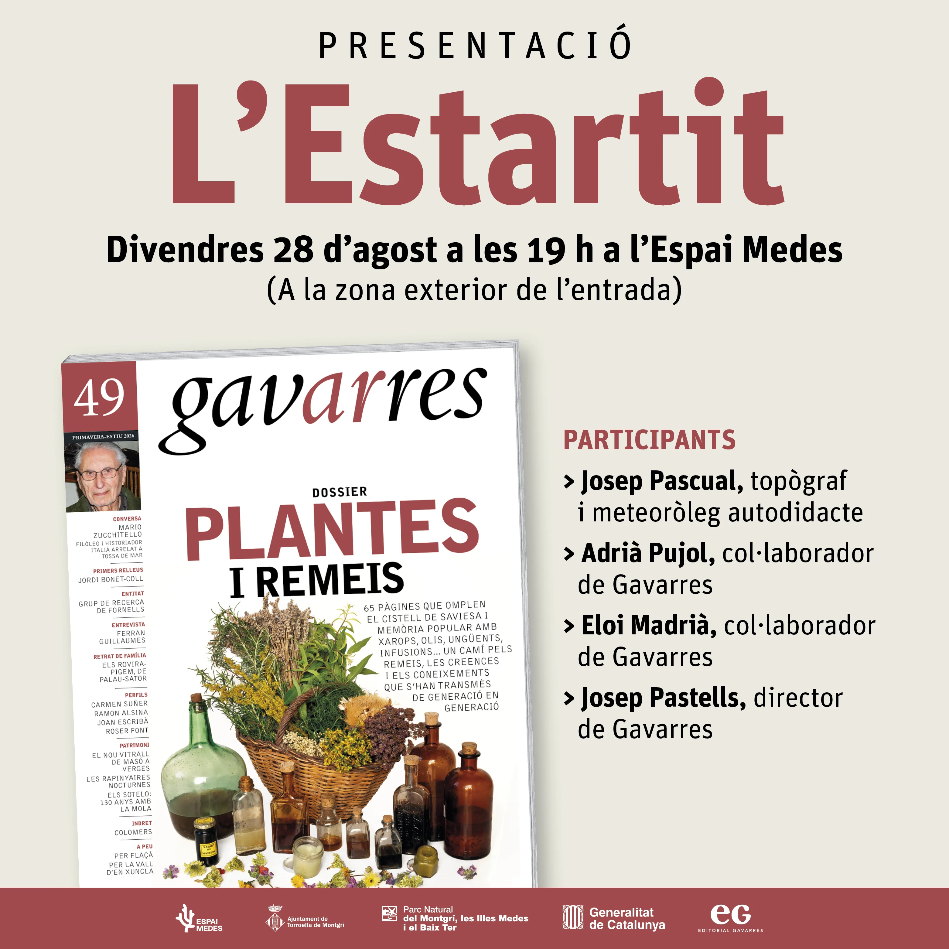 Presnetació Revista Gavarres
