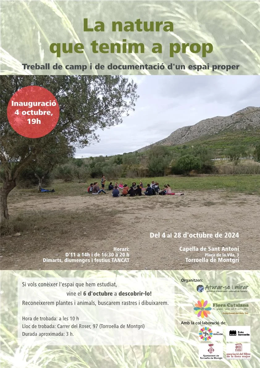 La natura que tenim a prop