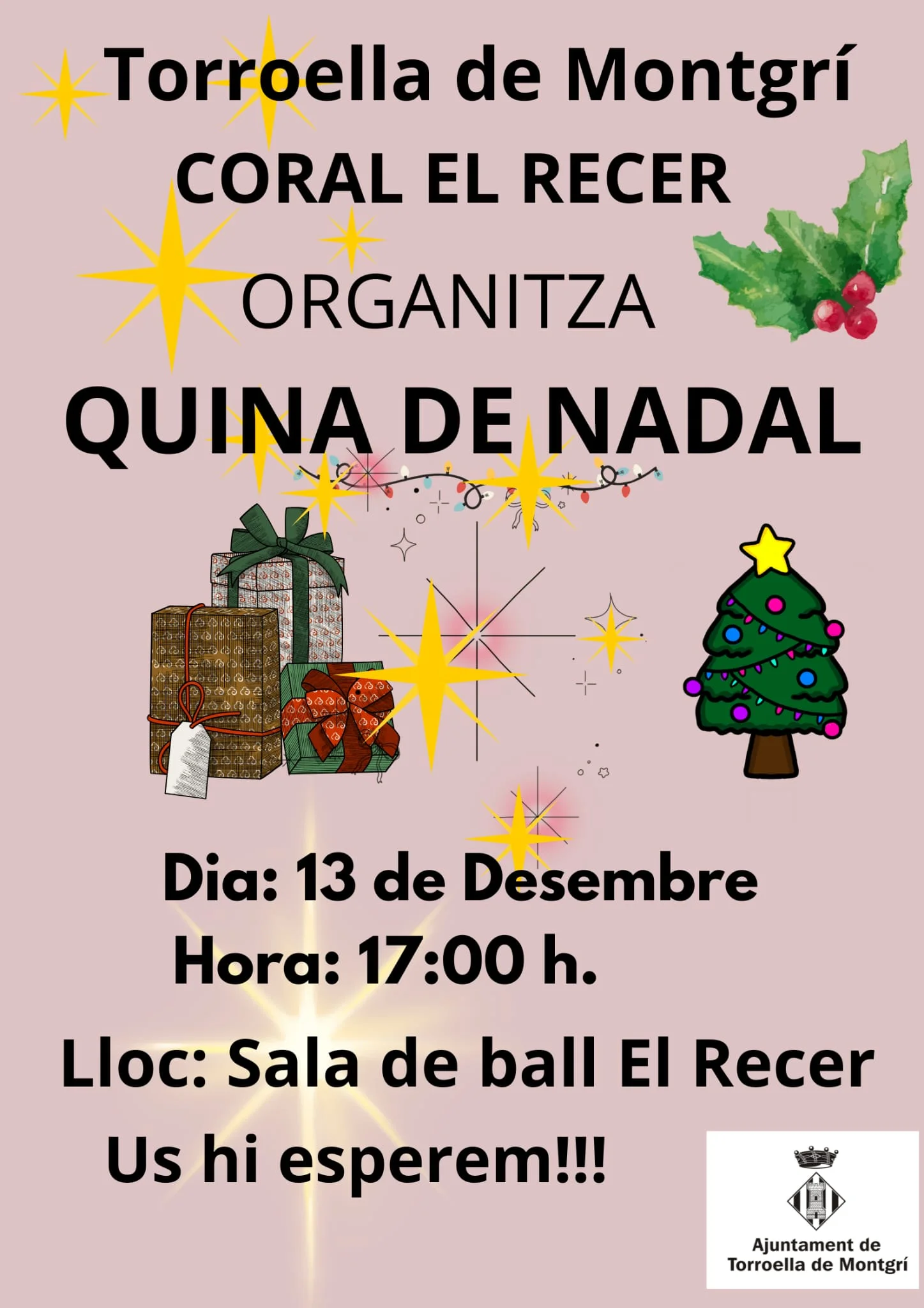 Quina de Nadal a càrrec de la Coral El Recer