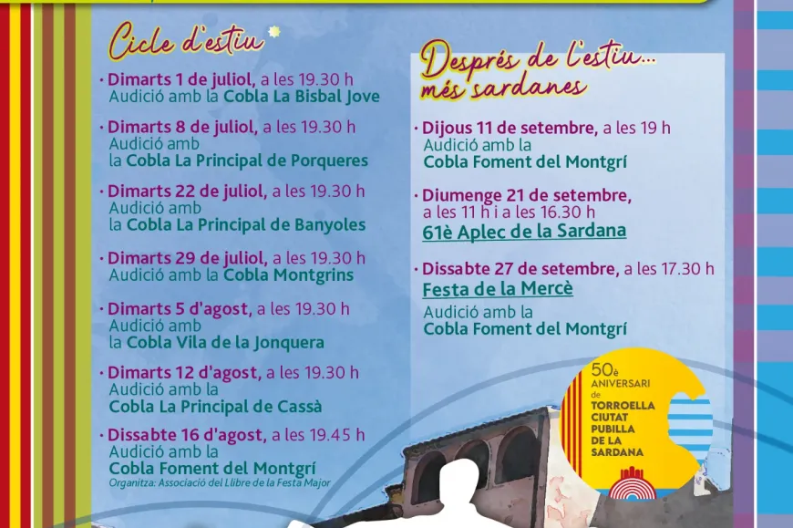 Cicle d'estiu de Sardanes Torroella de Montgri 2025 Cicle d'estiu de Sardanes Torroella de Montgri 2025