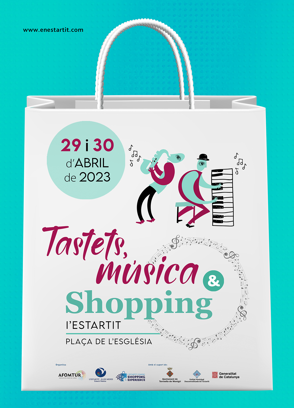 Cartell del Tastets Música i Shopping