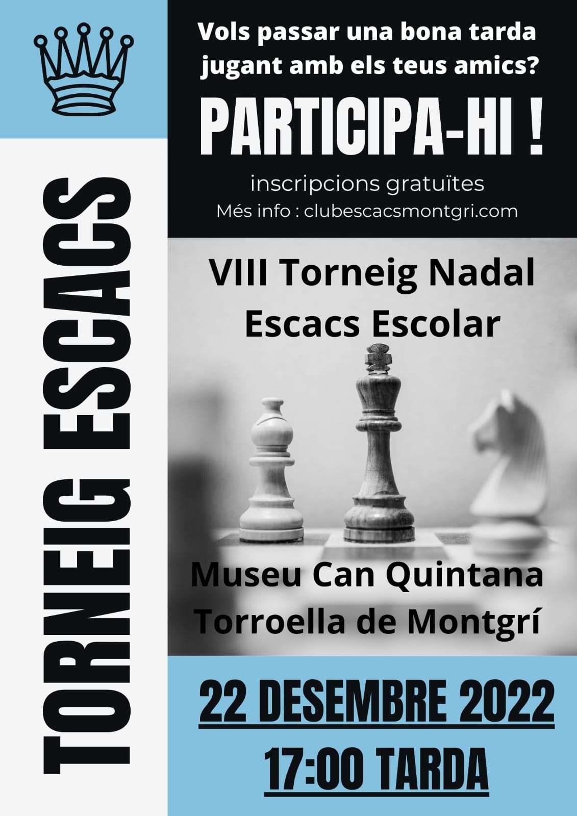 Cartell torneig d'escacs