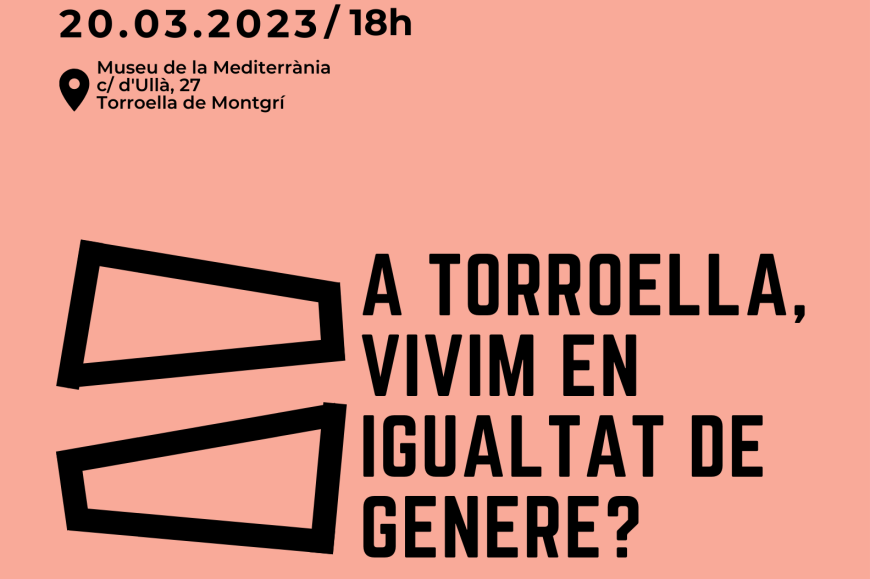 Cartell A Torroella vivim en igualtat? Cartell A Torroella vivim en igualtat?