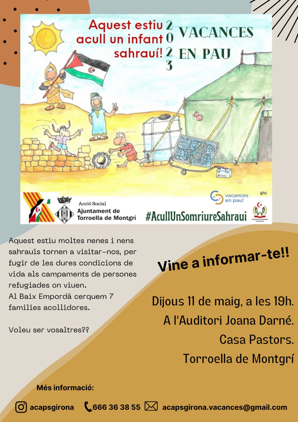 Cartell del vacances en pau