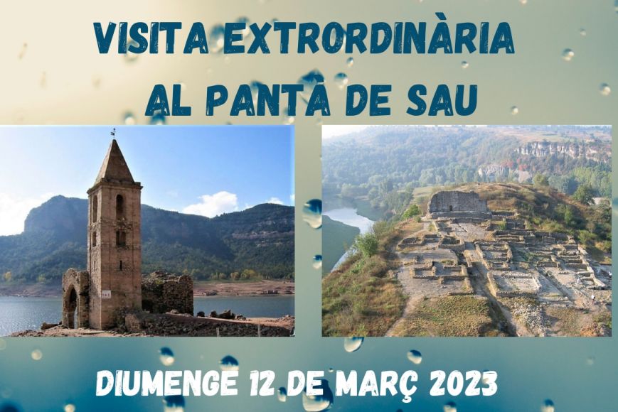 Cartell de l'excursió organitzada per Gent del Ter al pantà de Sau Cartell de l'excursió organitzada per Gent del Ter al pantà de Sau