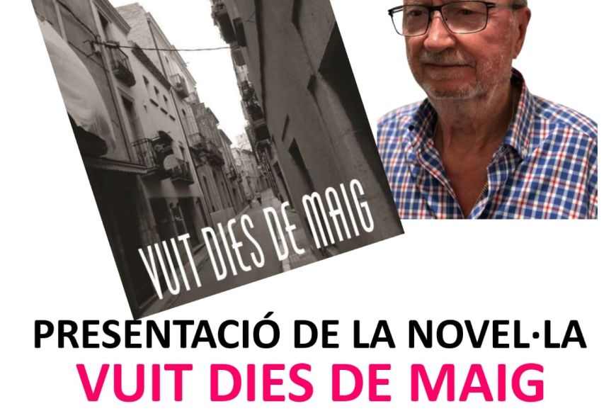 Cartell presentació llibre 'vuit dies de maig' Cartell presentació llibre 'vuit dies de maig'