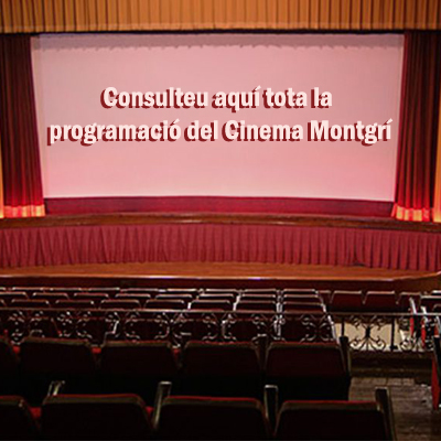 Consulta aquí tota la programació del cinema montgrí